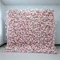 ValarFlowers Blush & Cream Rose Extravaganza Floral Wall: A Romantic & Dreamy Masterpiece for Enchanting Celebrations-VF-518