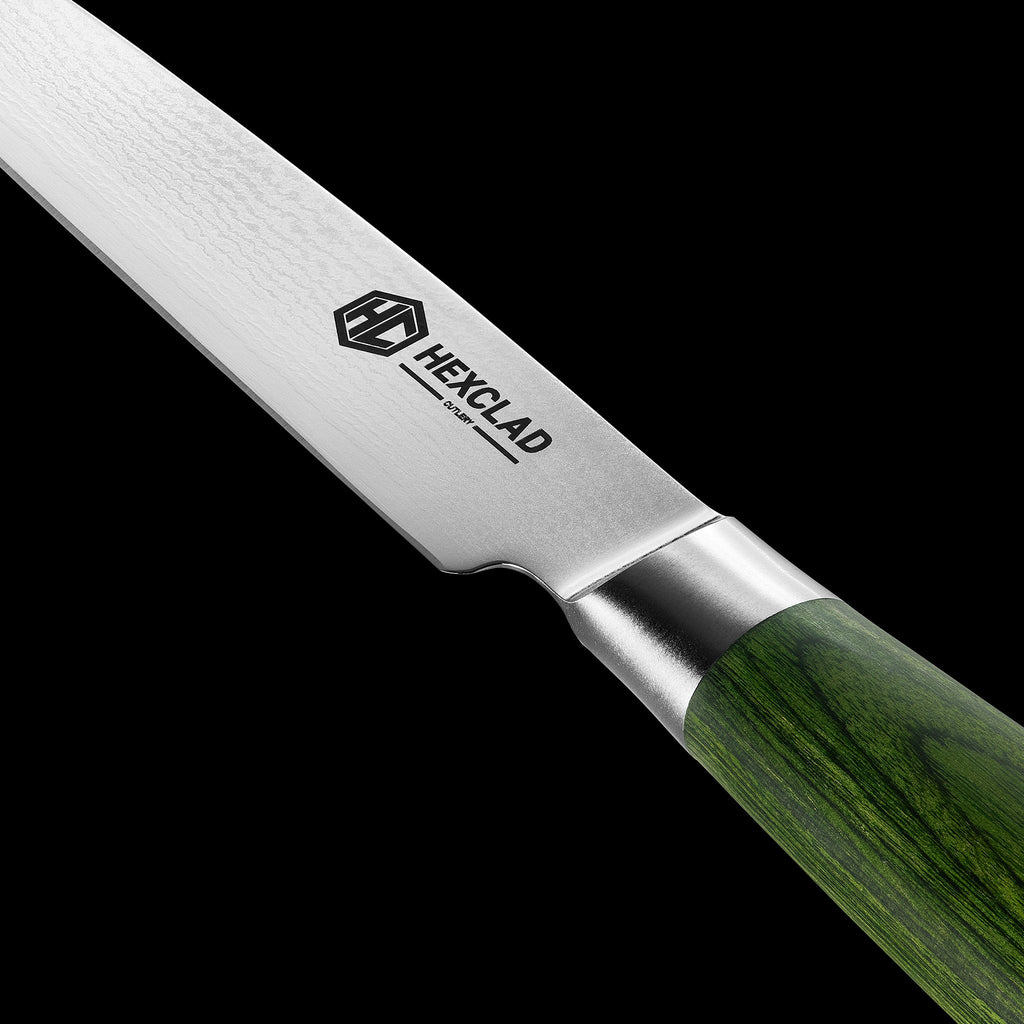 Japanese Damascus Steel Steak Knife Set. 4-pc